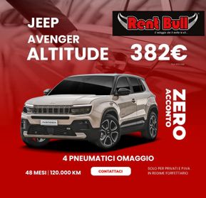 NOLEGGIO A LUNGO TERMINE JEEP AVENGER