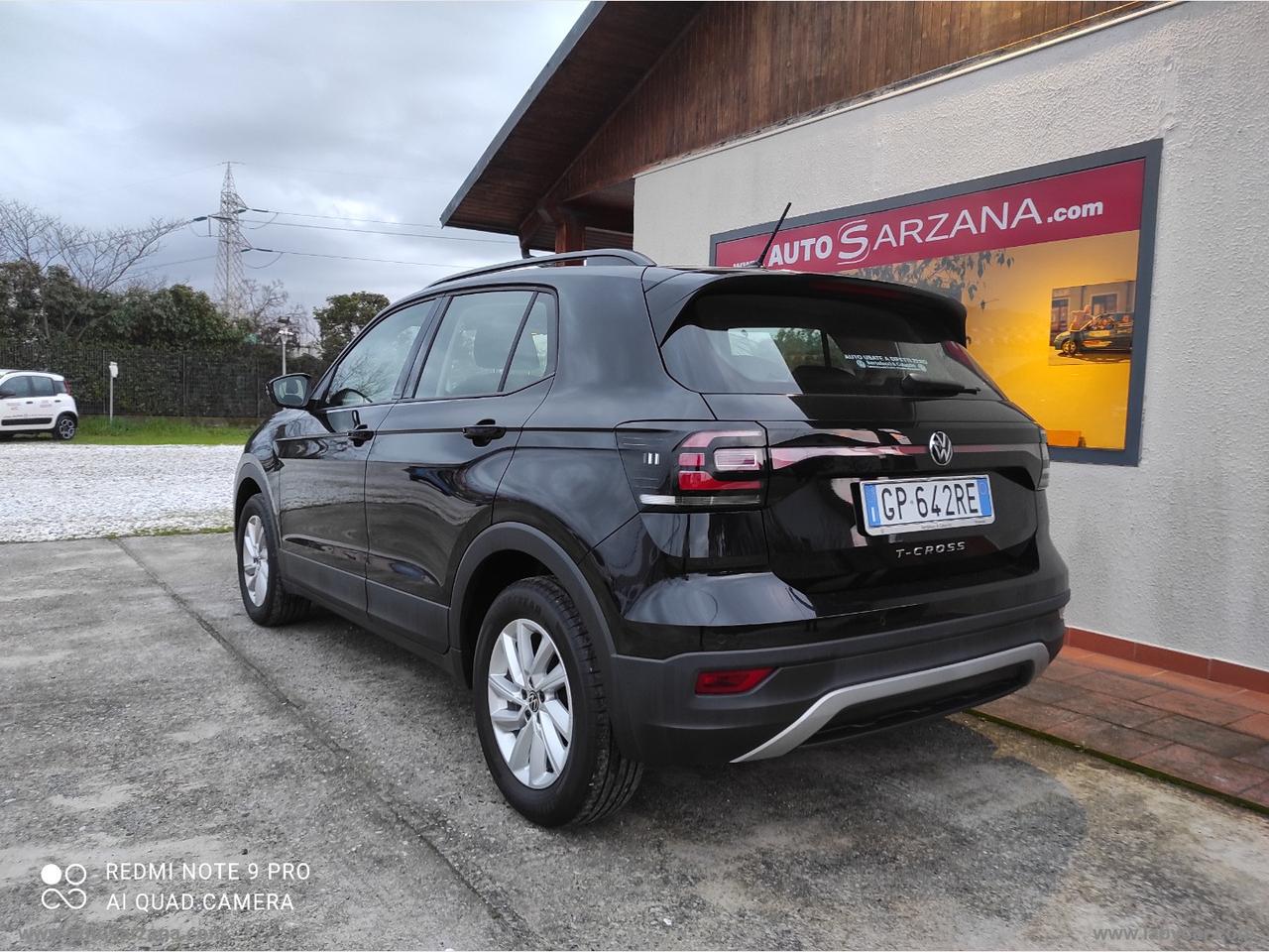 VOLKSWAGEN T-Cross 1.0 TSI Style BMT GARANZIA FABBRICA FINO AL 2027