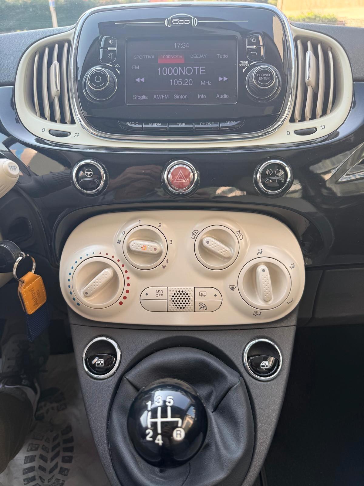 Fiat 500 1.2 Lounge 69CV *TETTO PANORAMICO*OK NEOPATENTATI*