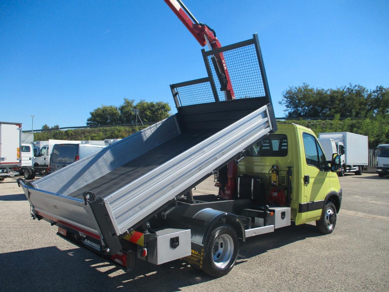 Iveco Daily 50C15 K 3000 150CV E4 GRU FASSI F28/3S+RIBALTABILE