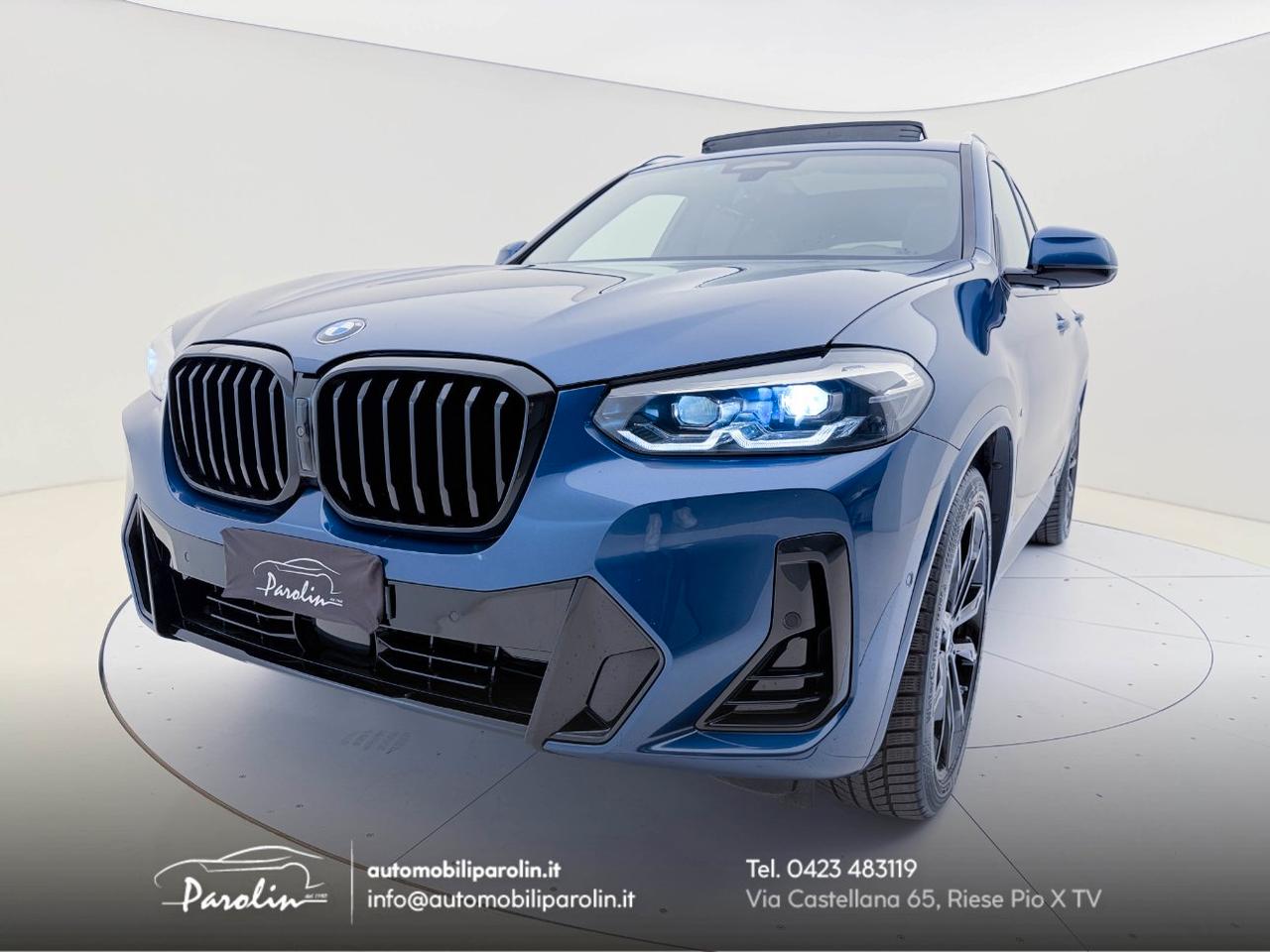 BMW X3 xDrive30d mhev 48V MSport Tetto-Pelle-ACC-360°