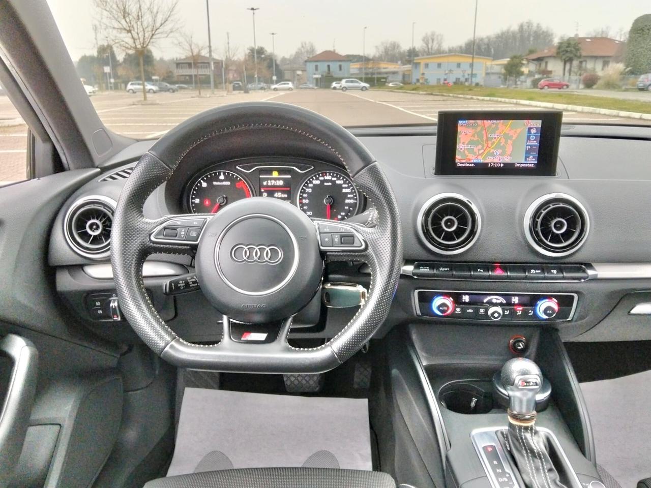 Audi A3 2.0 TDI 184 CV Quattro S tronic*S Line*Navi*Pelle*Xenon*Euro6