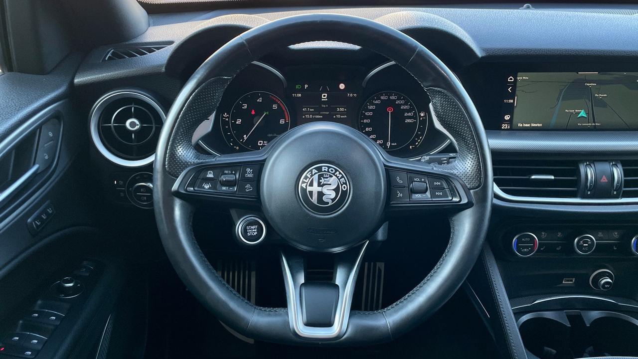 ALFA ROMEO STELVIO 2.2 Q4 TURBODIESEL VELOCE 210CV - SEDILI ELETTRICI RISCALDABILI CON MEMORIA, VOLANTE RISCALDABILE, FULL LED