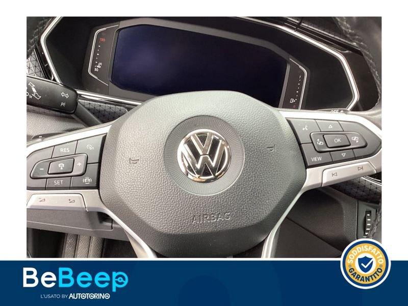 Volkswagen T-Cross 1.6 TDI ADVANCED 95CV DSG