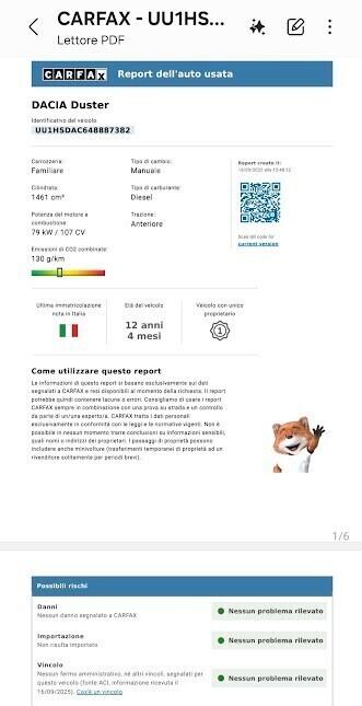 Dacia Duster 1.5 dCi 110CV 4x2 Lauréate