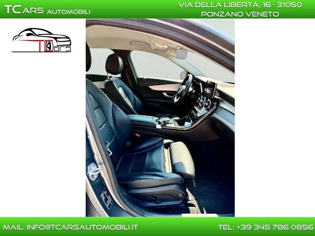MERCEDES C220 4MATIC AUTO-PELLE-KM CERTIFICATI