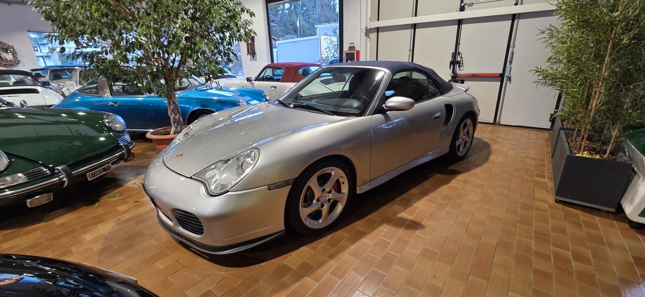 996 911 Porsche Turbo Cabriolet Book service Full Italia