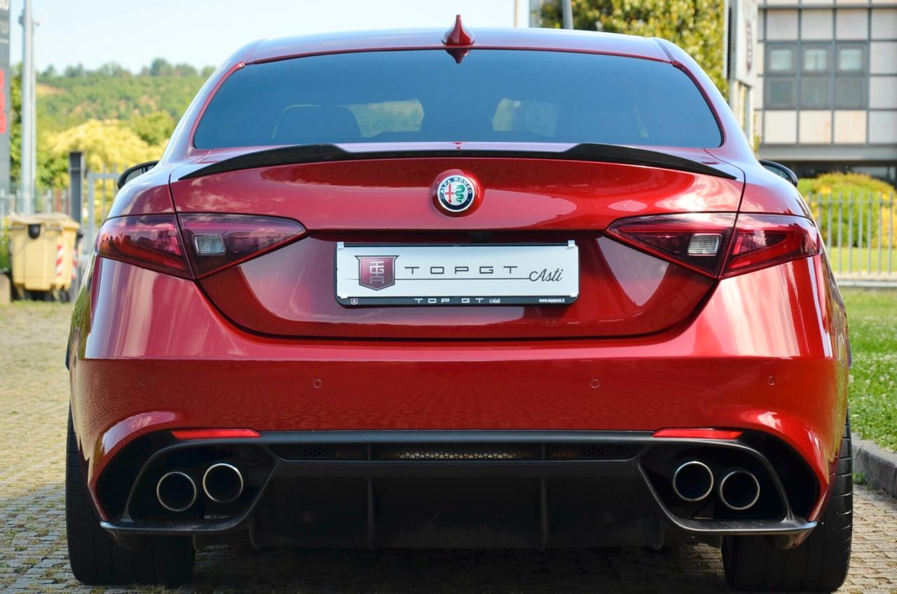 ALFA ROMEO GIULIA 2.9 T V6 QUADRIFOGLIO 510cv AUTO, ROSSO TRISTRATO, BOLLO E SUPERBOLLO PAGATI, HI-FI MTX, PERMUTE