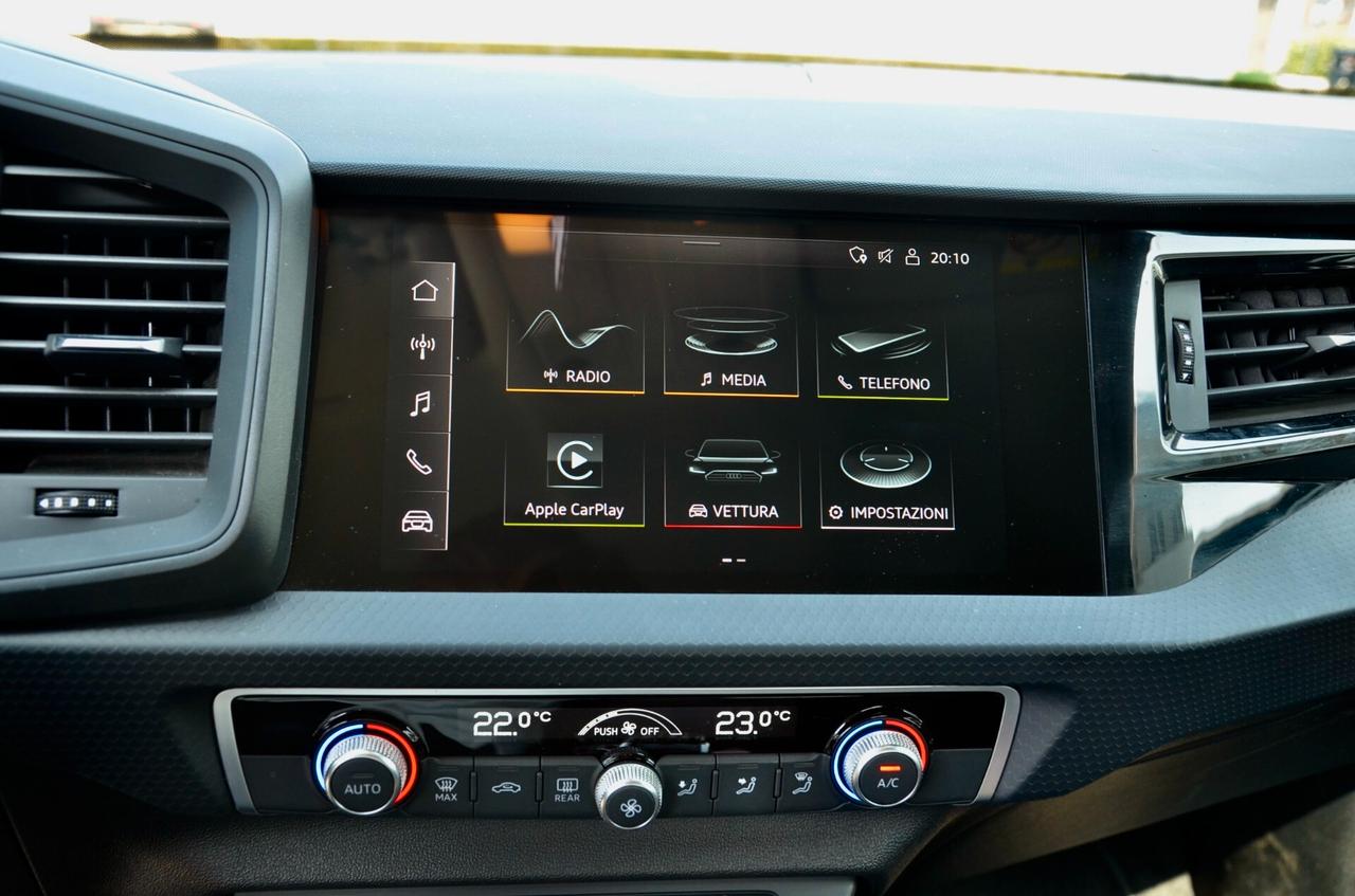 AUDI A1 CITYCARVER 25 1.0 TFSI ADMIRED 95cv, UFF ITALIANA, EURO 6D, KEYLESS, APPLE ANDROID, PERMUTE