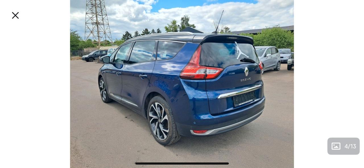 Renault Grand Scenic 7 posti 5 anni di garanzia