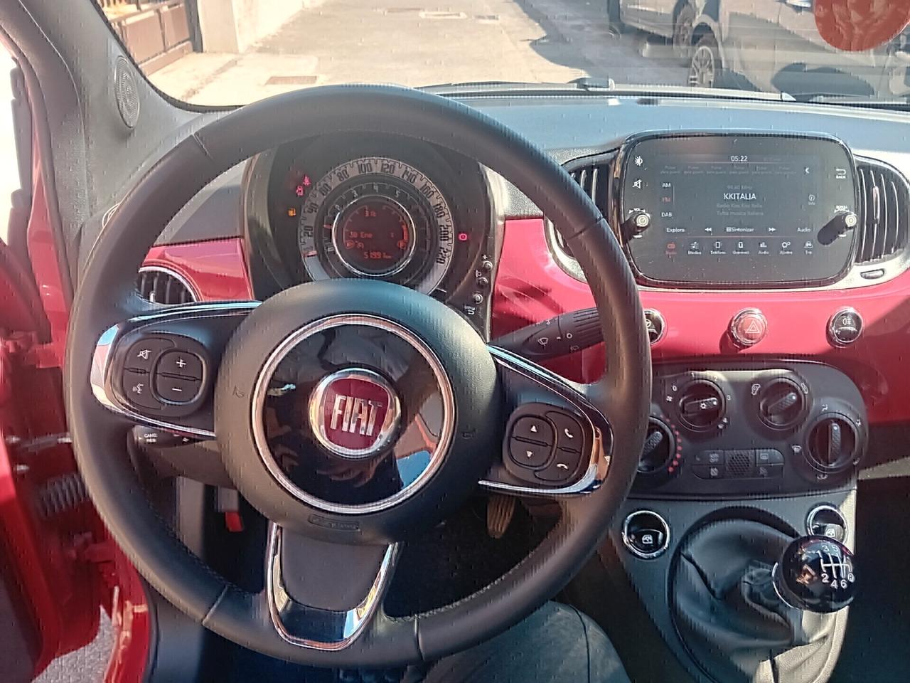 Fiat 500 1.0 Hybrid Red