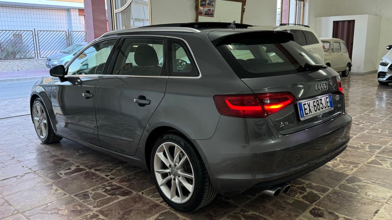 Audi A3 2.0 TDI 150 CV diesel tetto apribile-2014