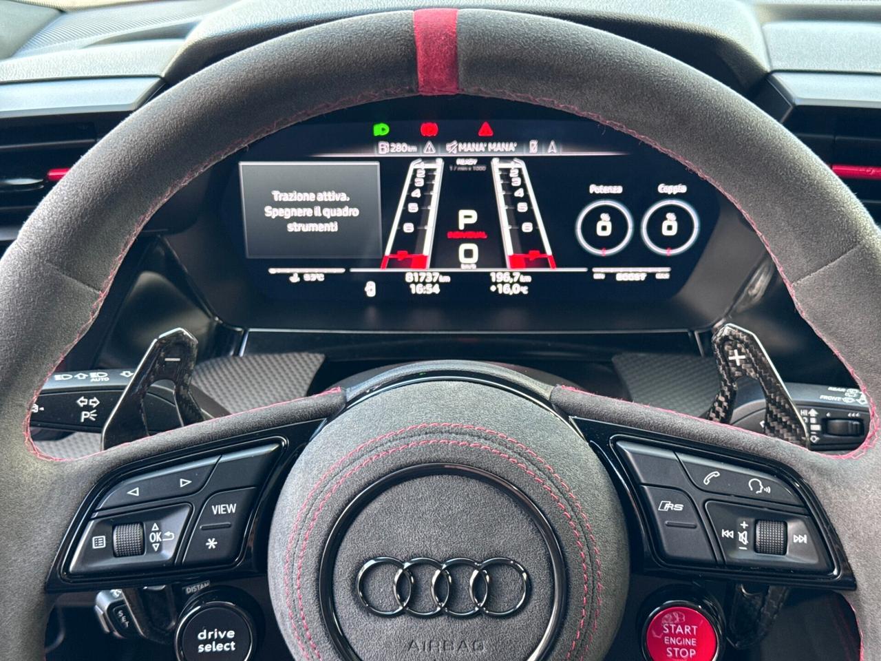 Audi RS3 SPB quattro*CARBOCER*TETTO*CARBONIO*FULL*CAMERA*