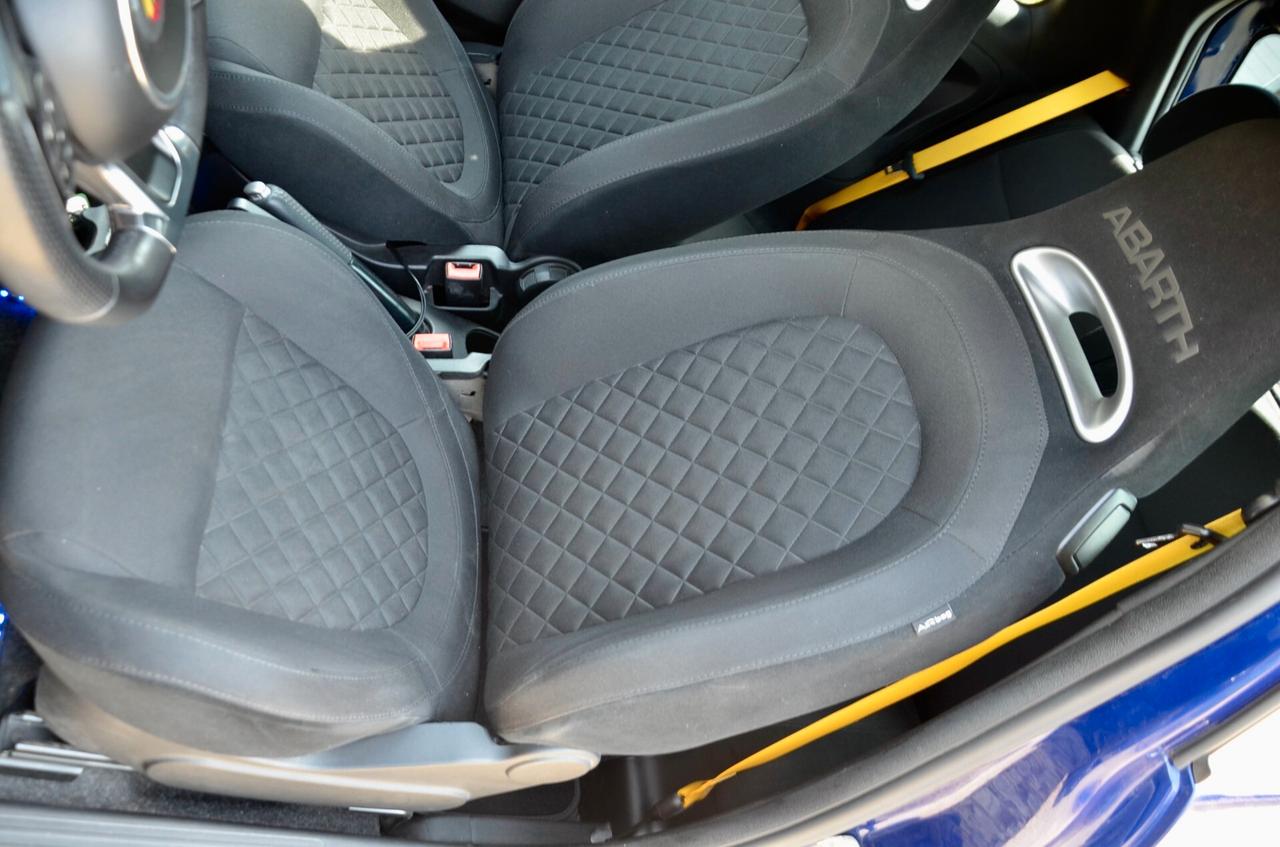 ABARTH 595 1.4 T-JET 145cv MANUALE, UFF ITALIANA, EURO 6D, BLU PODIO, LUCI AMBIENTE, 17", PERMUTE