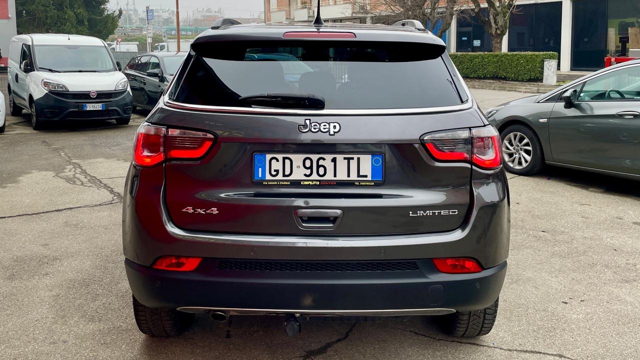 JEEP COMPASS 2.0 4WD 140CV GANCIO TRAINO -FULL LED, PELLE, NEOPATENTATI