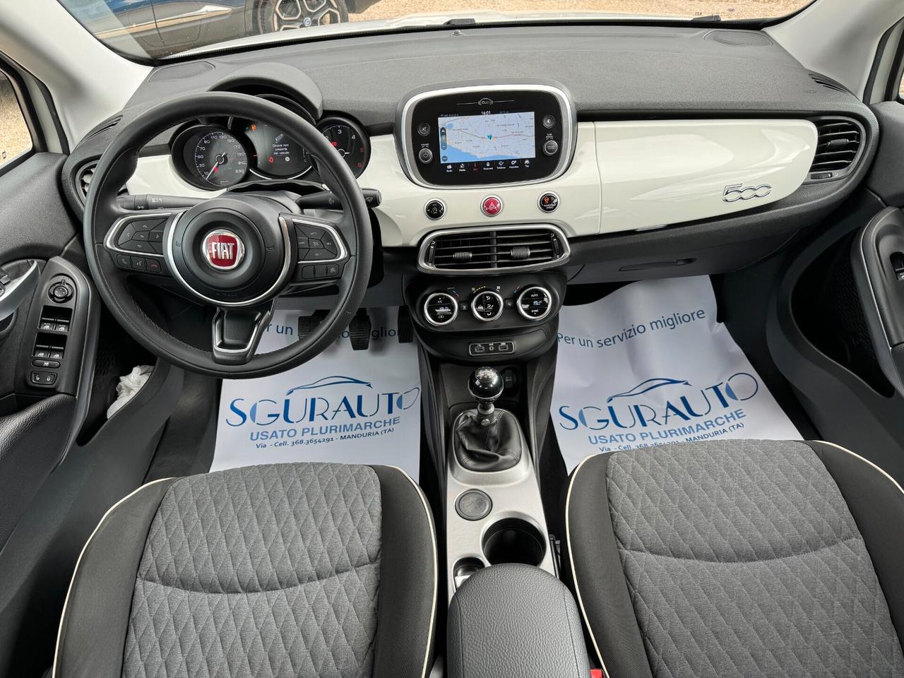 FIAT 500X 1.3 MJT 95CV CROSS NAVI LED PARK 2019