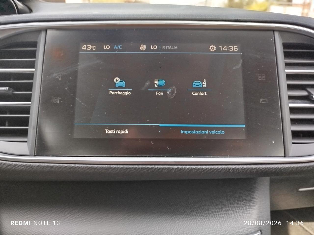 PEUGEOT 308 1.5hdi 130cv UNIPRO *PREZZO VERO* KM CERTI