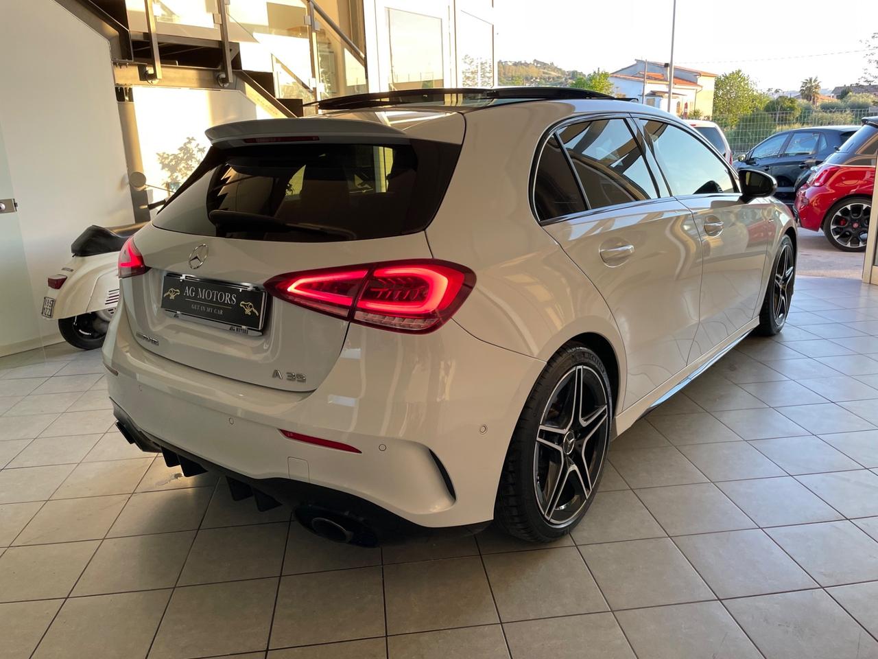 Mercedes-benz A 35 AMG wrap tittareli, tagliandi mercedes, tetto panoramico