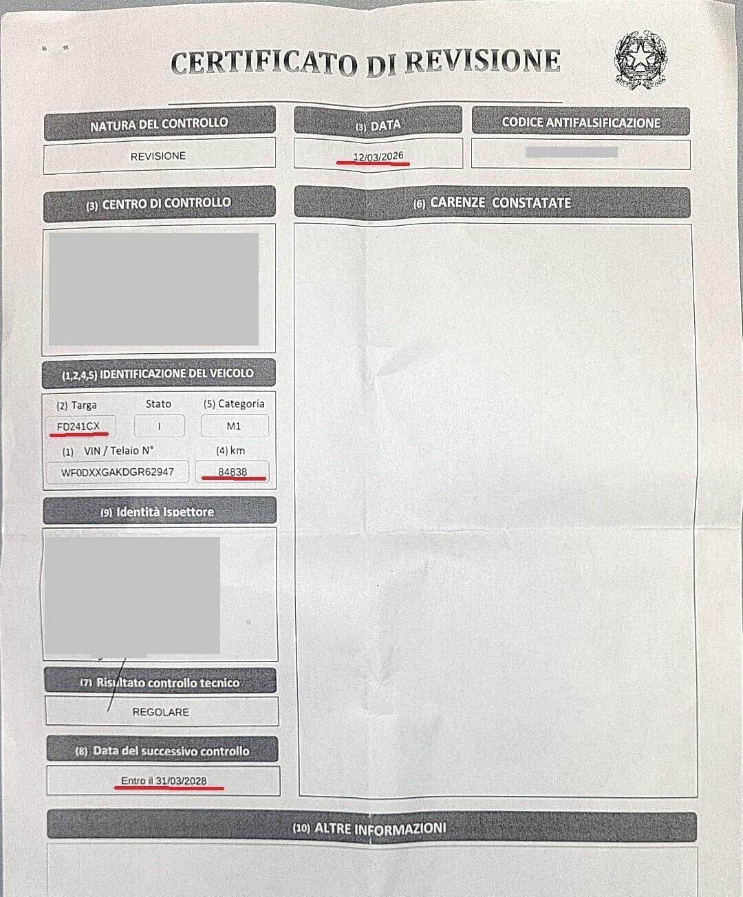 FORD Fiesta 1,2-CINTA DISTR NUOVA-EURO 6B-UNICA PR