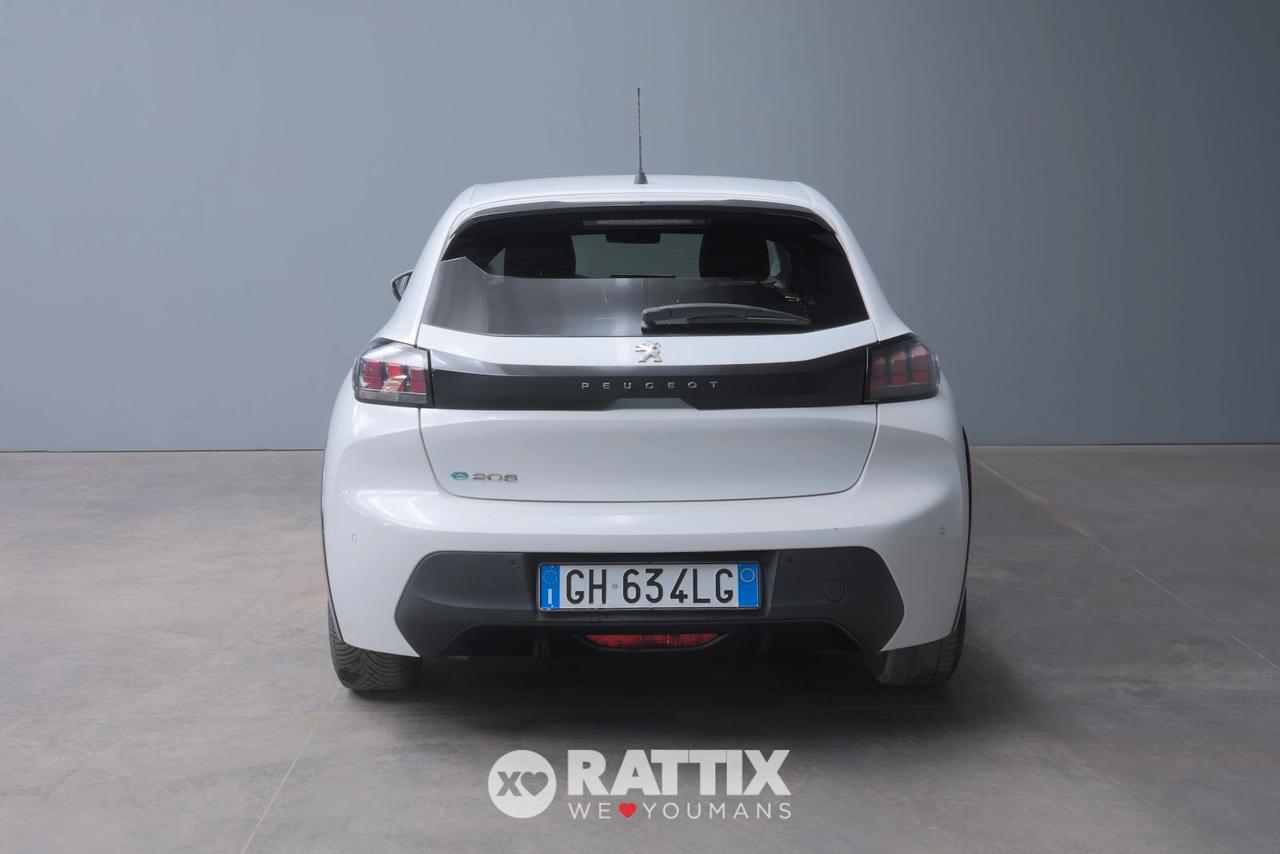 Peugeot e-208 motore elettrico 100kW Active Pack
