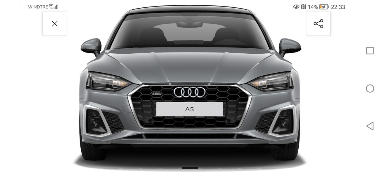 Audi A5 SPB 40 TDI quattro S tronic S line edition TETTO LED B&O 20