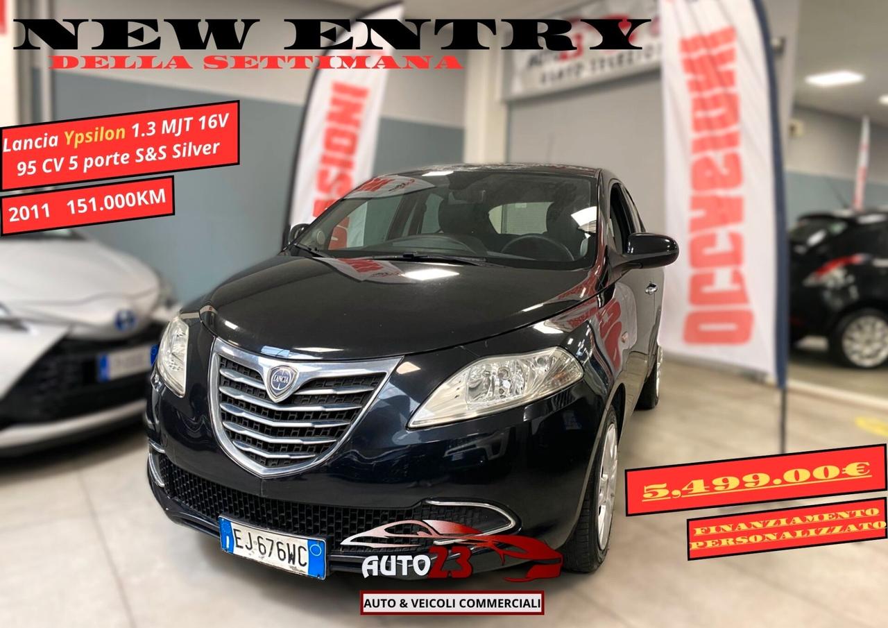 Lancia Ypsilon 1.3 MJT 16V 95 CV 5 porte S&S Silver