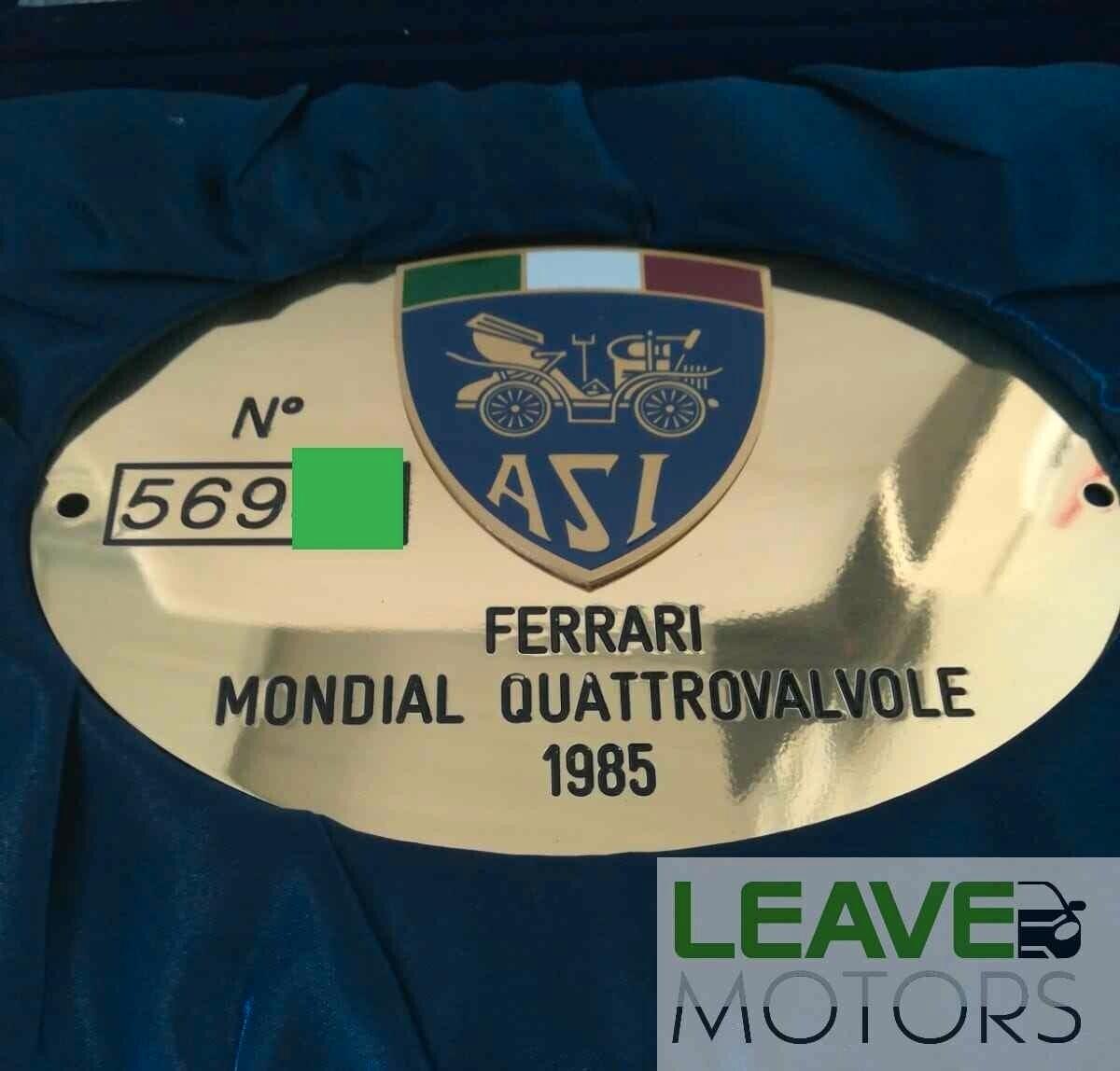 Ferrari Mondial 3.0 - TARGA ORO ASI (M0635)