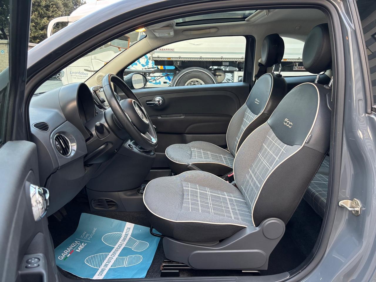 FIAT 500 1.2 BENZINA LOUNGE 69cv TETTO PANORAMICO NEOPATENTATI OK