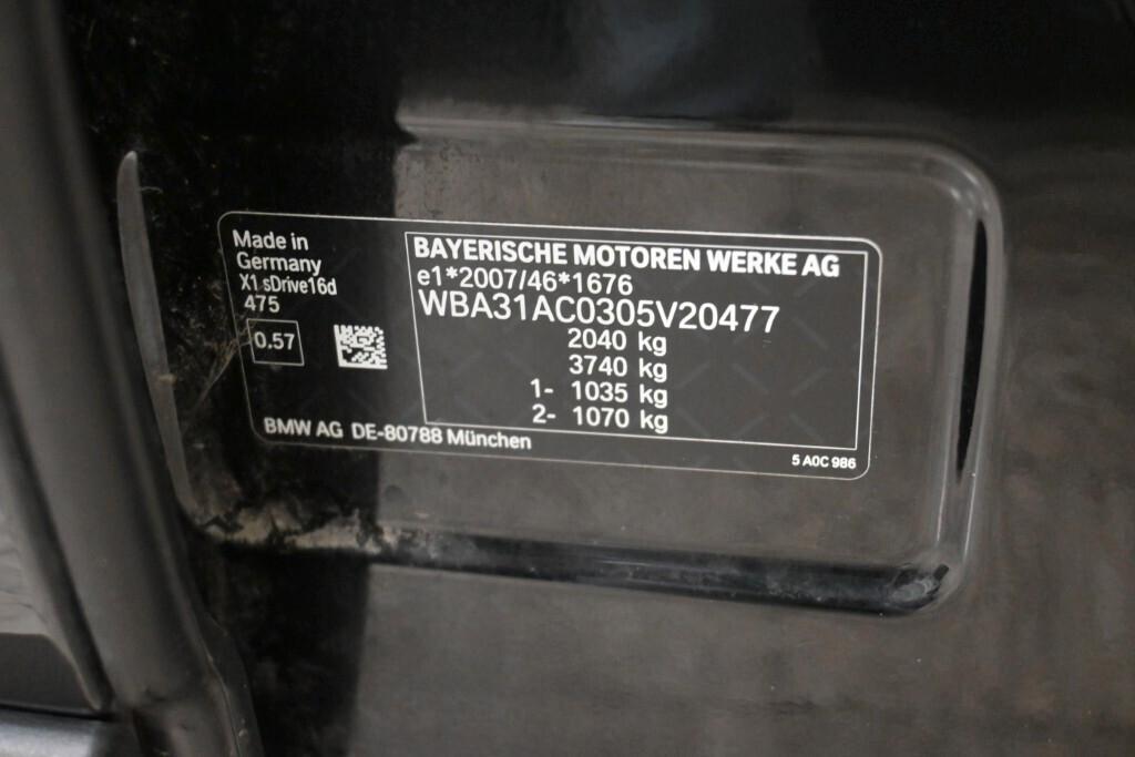 BMW X1 16D 115CV 6M. S-DRIVE BUSINESS ADVANTAGE ( FARI LED - CRUISE - NAVI - PARK ASSISTANT - TELECAMERA POST. )