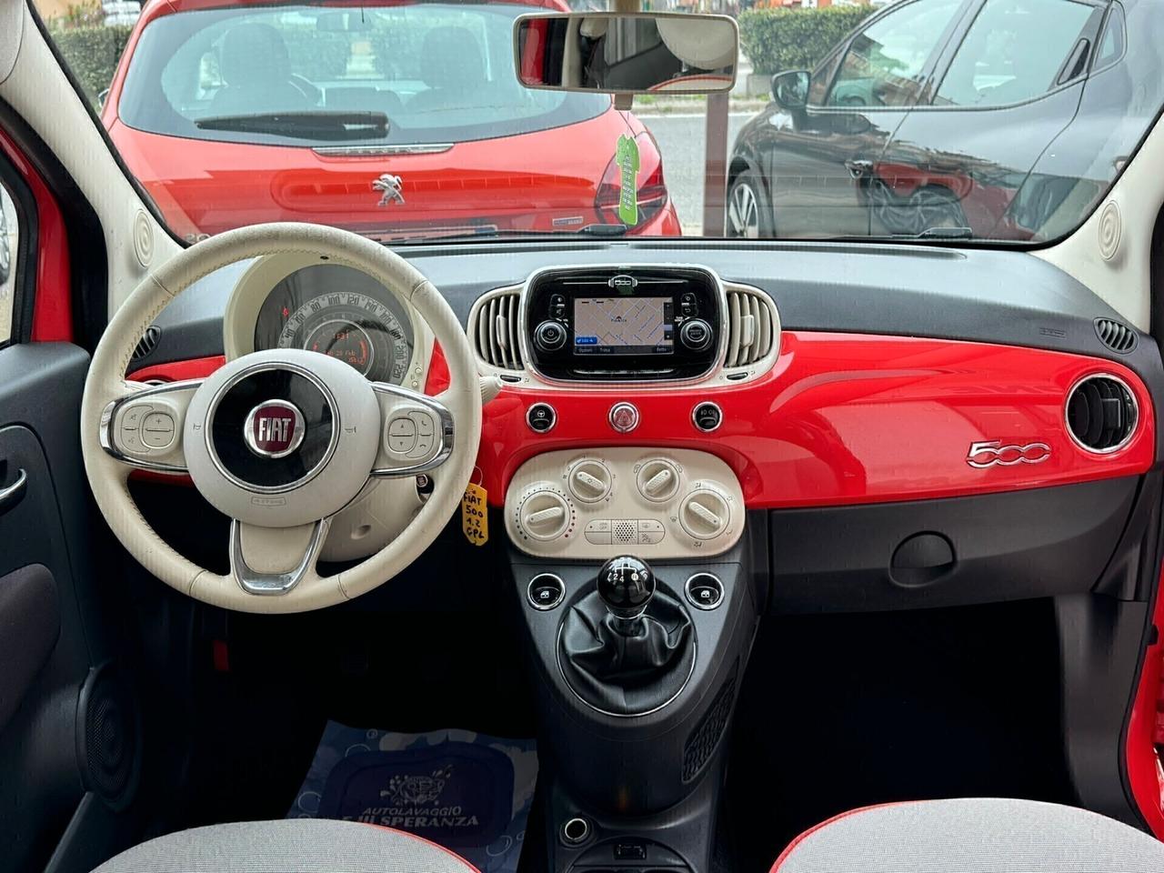 Fiat 500 1.2 GPL Lounge Navi EURO6