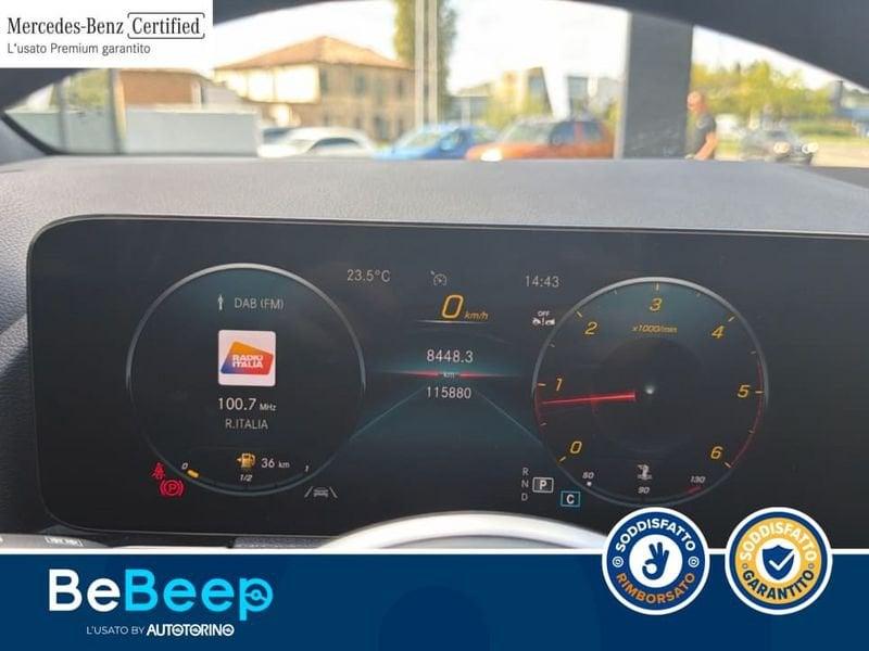 Mercedes-Benz GLA 200 D SPORT PLUS AUTO