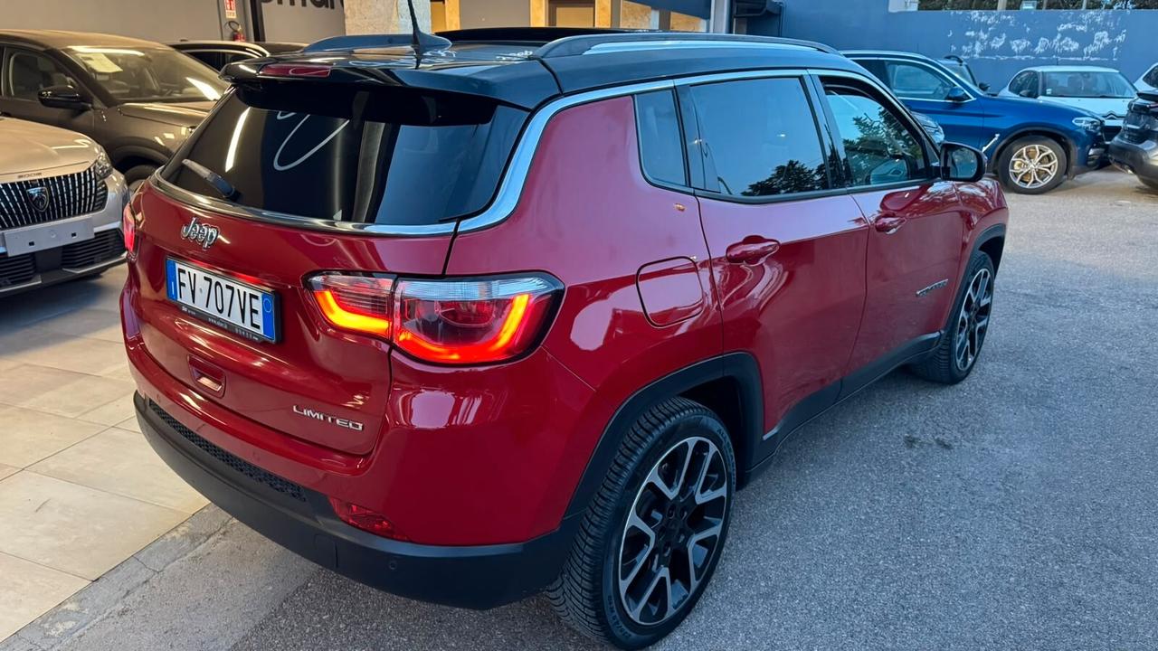 Jeep Compass 1.6 MTJ Red Pearl Tetto Pelle