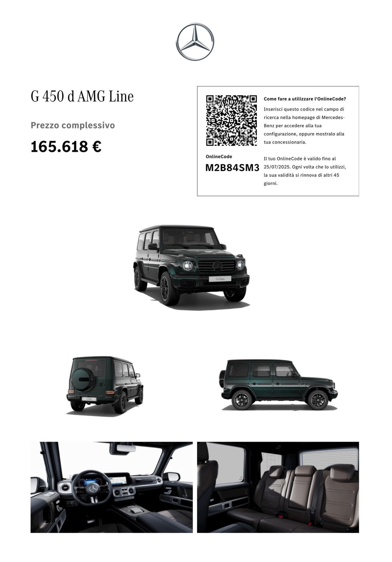 Mercedes-benz G 450 d Mild hybrid - NUOVA