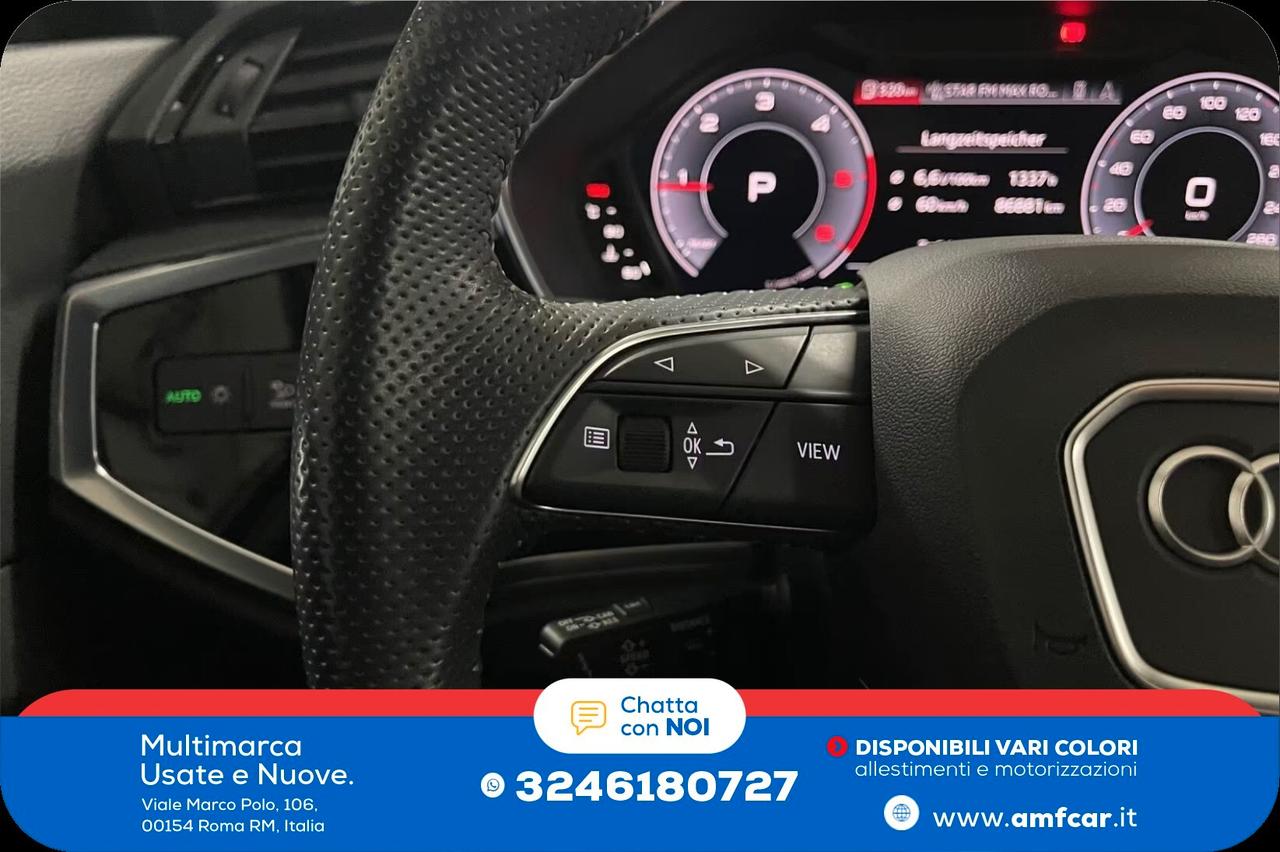 Audi Q3 35 TDI S tronic S Line Navi Pano Matrix cerchi 19