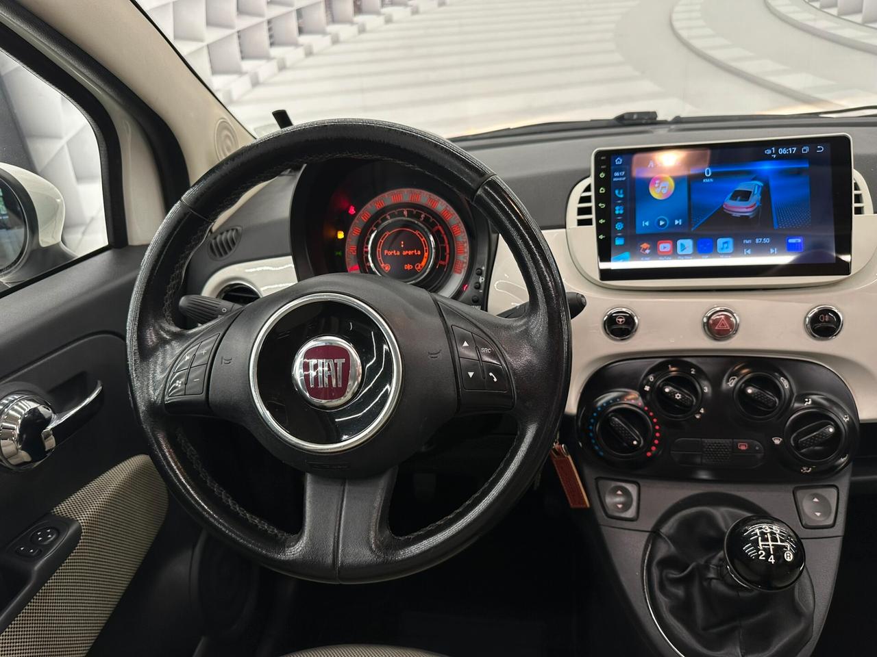 Fiat 500 1.2 69cv-TETTO APRIBILE-KM CERTIFICA-PERMUTE