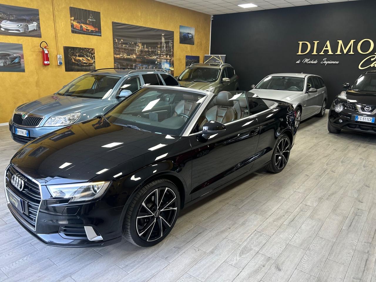 AUDI A3 CABRIO 1.6 Tdi 110 cv “NAVI/PELLE/18”-2016