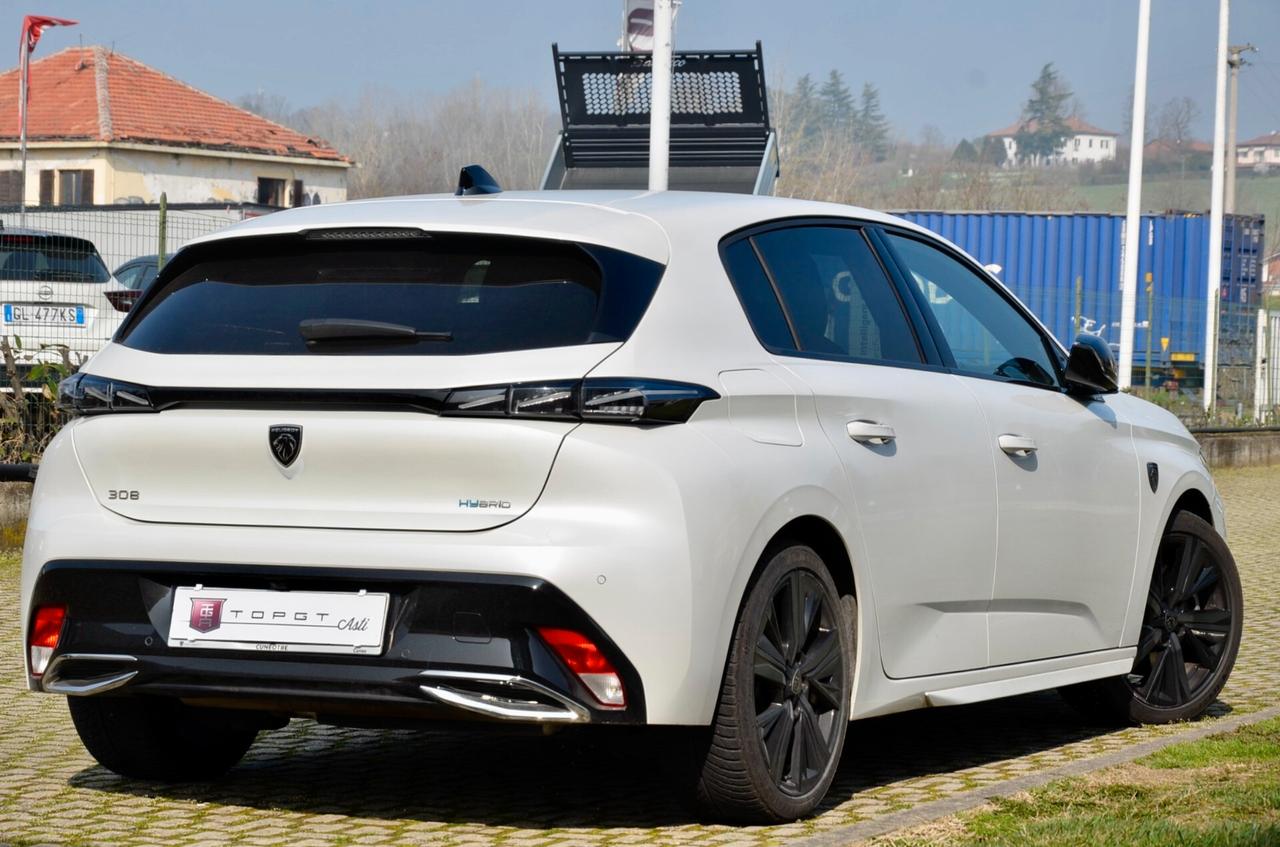 PEUGEOT 308 1.6 PLUG-IN HYBRID GT PACK 180cv E-EAT8, UNICO UTILIZZATORE, UFF ITALIANA, SERVICE PEUGEOT, HI-FI FOCAL, FULL OPTIONAL, PERMUTE