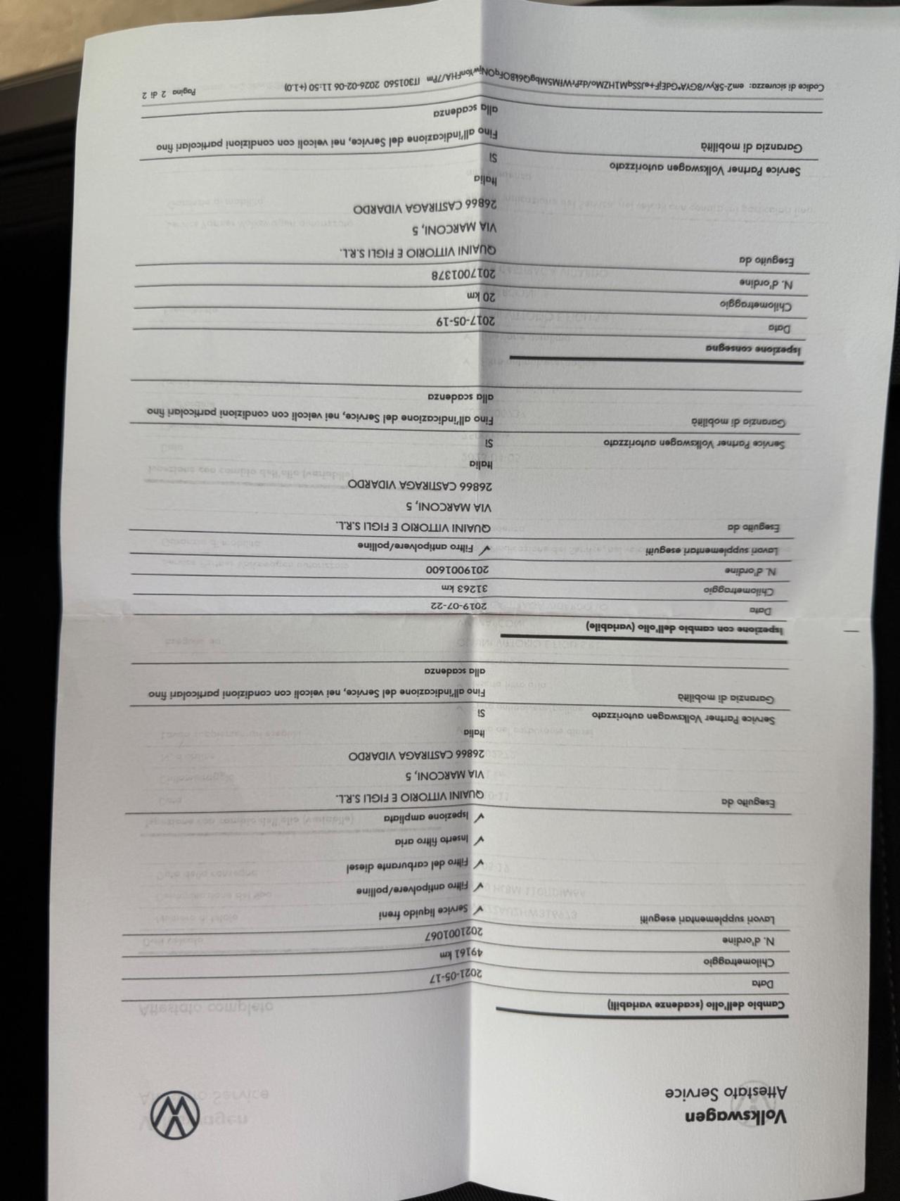 Volkswagen Golf 2.0 TDI 5p. Highline UNICO PROP TAGLIANDI VW