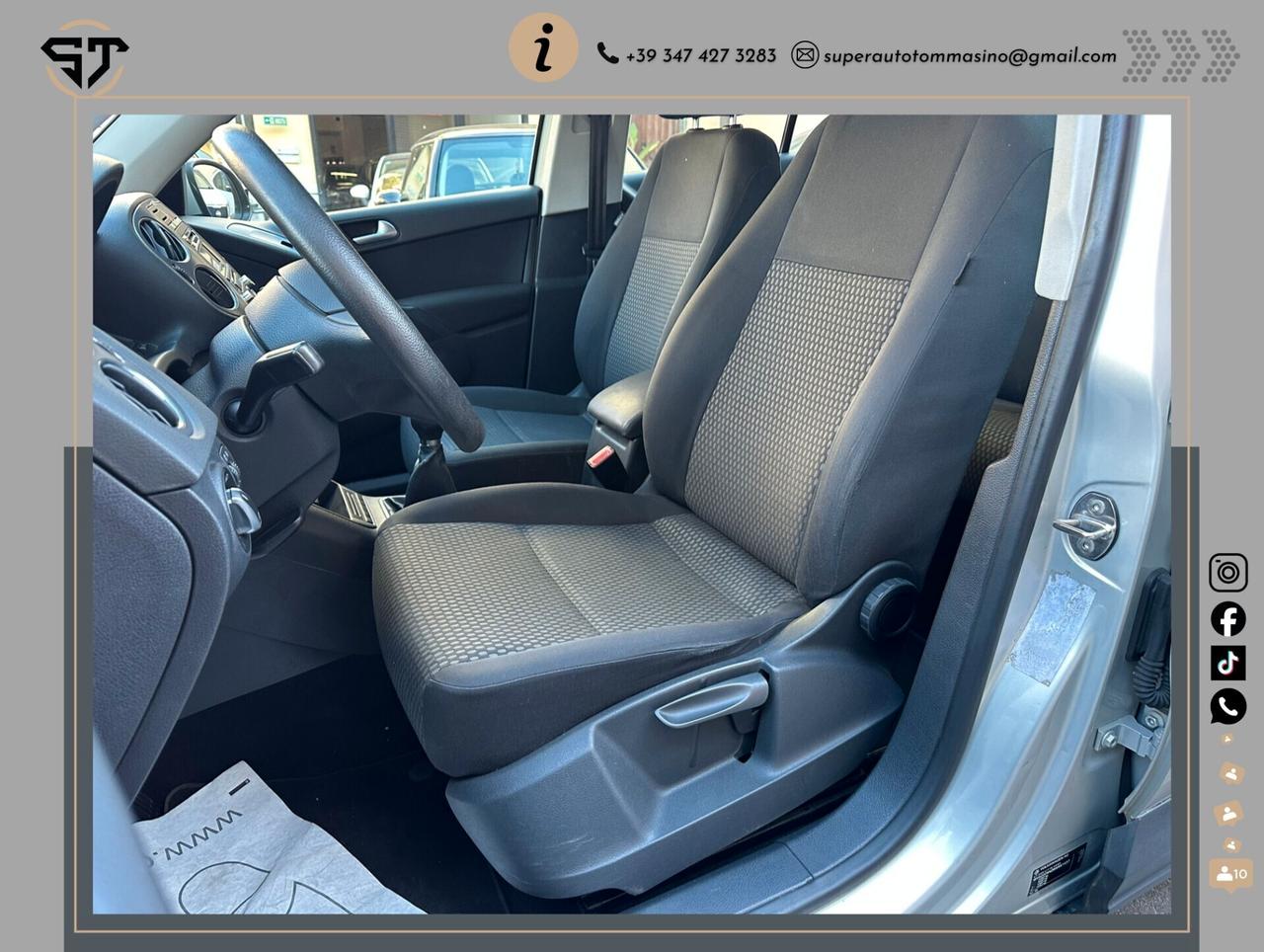 Volkswagen Tiguan 1.4 TSI Trasportabile in Italia