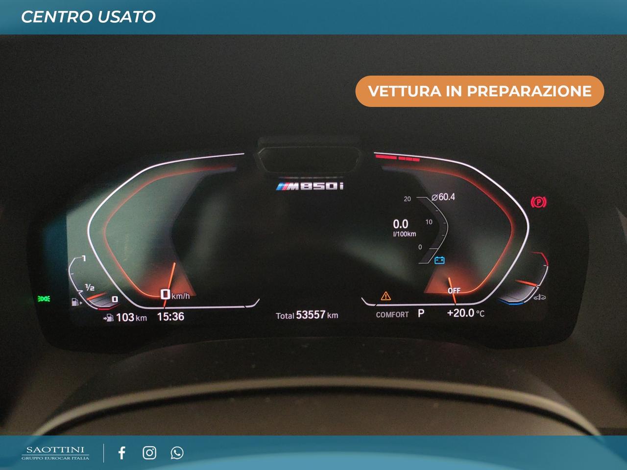 M 850i Coupe Xdrive Individual composition auto