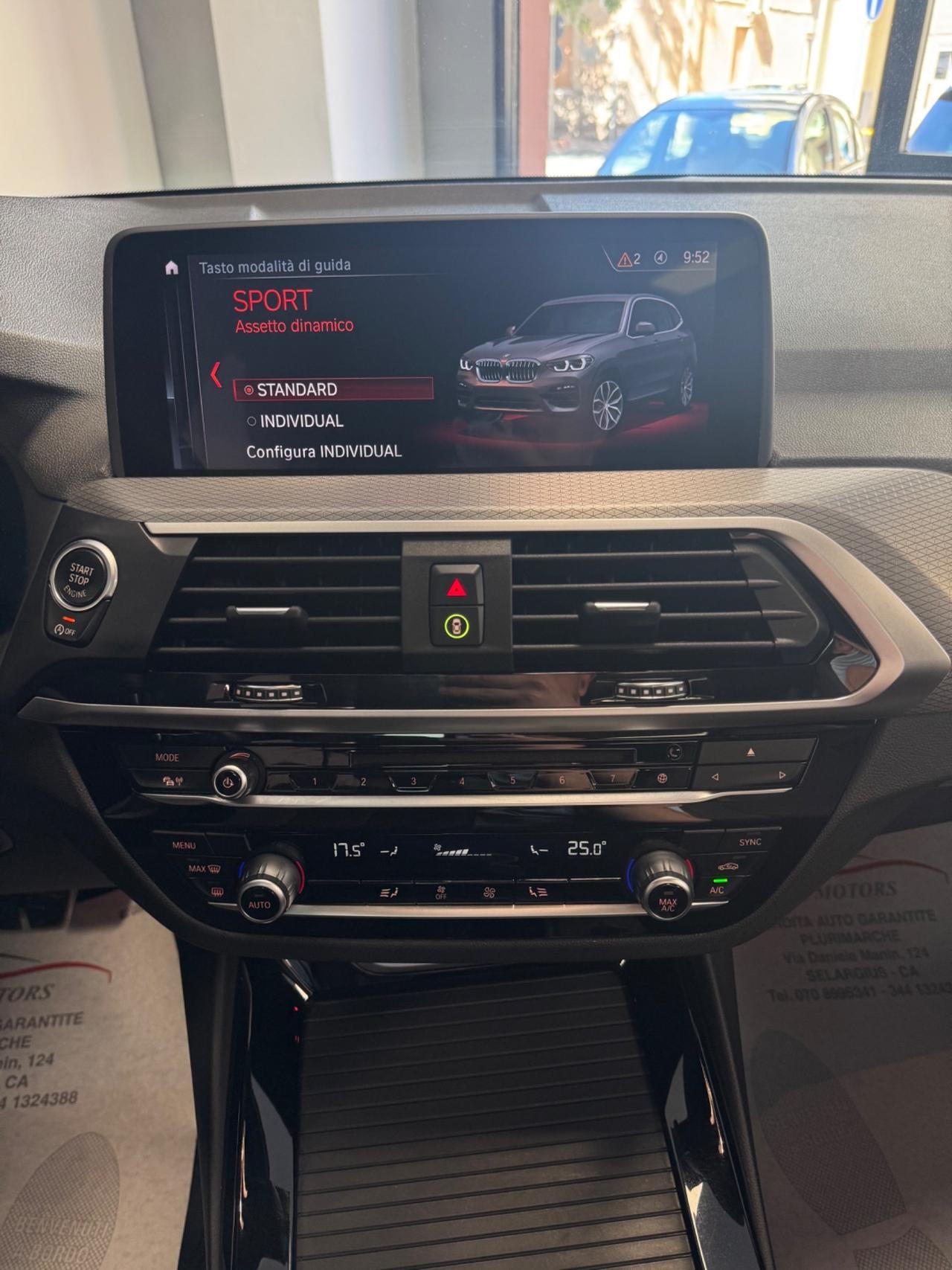 Bmw X3 2.0 230 Cv xDrive25d Msport Tetto IVA esposta