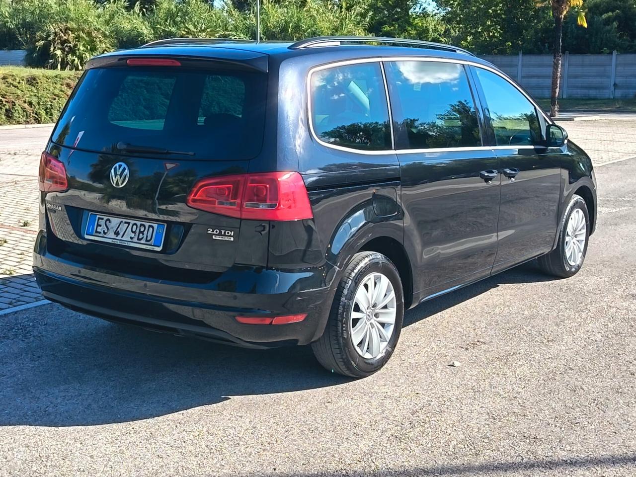 VOLKSWAGEN SHARAN 7 POSTI 2013 2.0 TDI 140CV HIGHLINE BUSINESS 7 POSTI – UNICO PROPRIETARIO – DISTRIBUZIONE FATTA