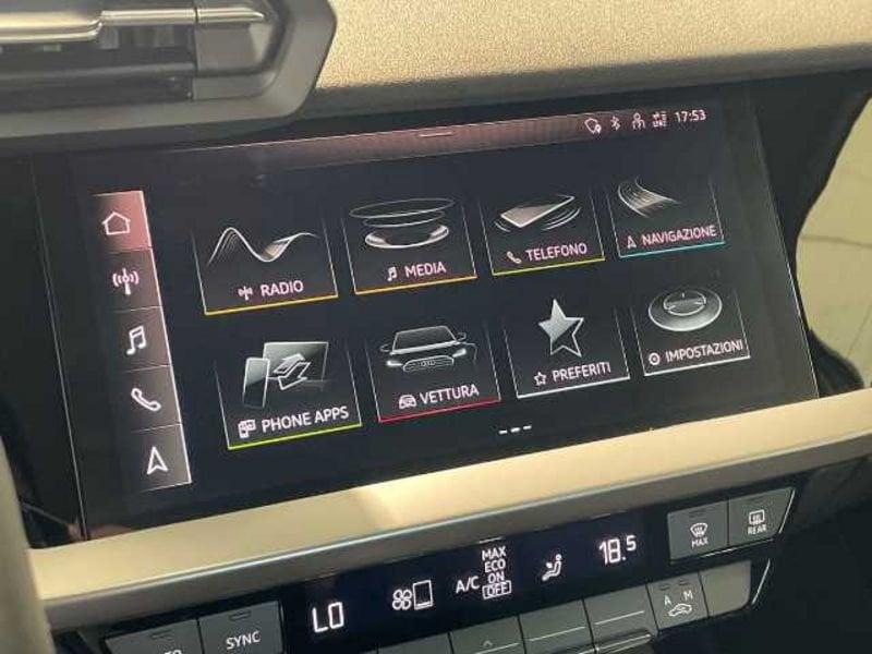 Audi A3 IV 2020 Sportback 40 1.4 tfsi e S line edition s-tronic