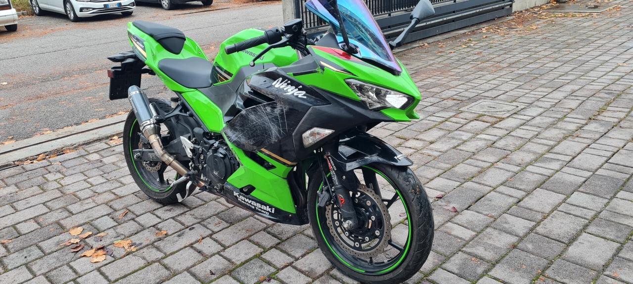 Kawasaki Ninja 400 DANNI ALLA CARENA