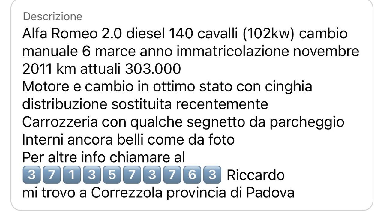 Alfa Romeo Giulietta 2.0 JTDm-2 140 CV Progression