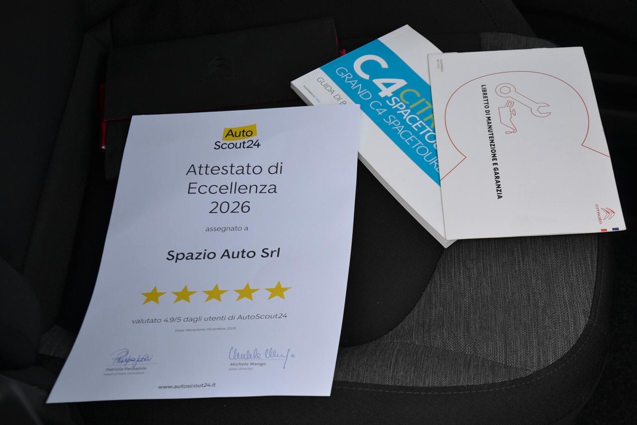 Citroen Grand C4 SpaceTourer 1.5 BLUEHDI 130CV AUTOM. BUSINESS PREZZO SENZA VINCOLI • UNIPRO' • ITALIANA • IVA ESPOSTA GARANZIA 12 MESI