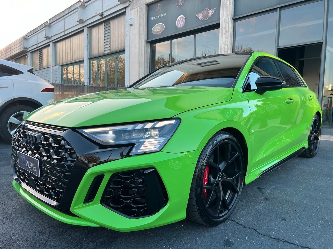 Audi A3 RS 3 SPB TFSI quattro S tronic Freni Carboceramica+Tetto FULL