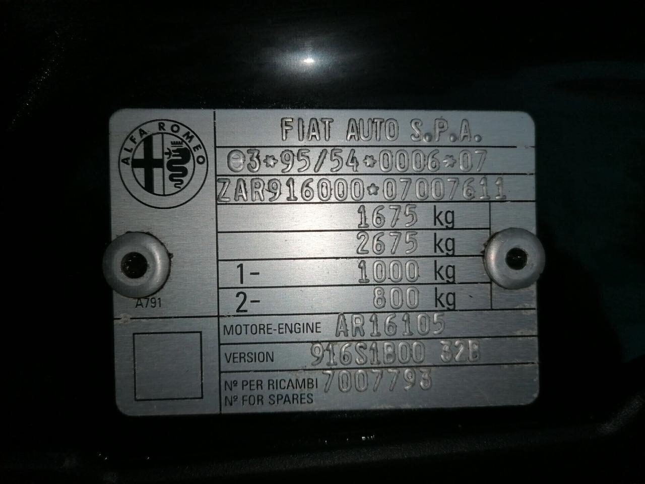 Alfa Romeo Spider 3000 v6 24 V