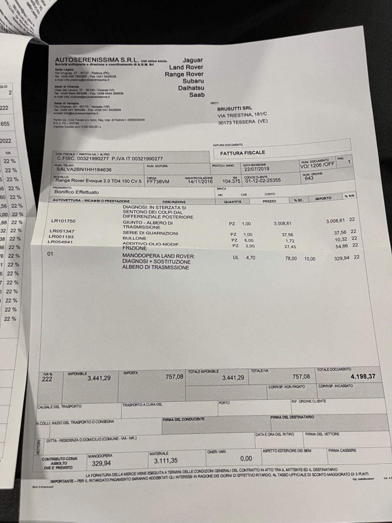 Land Rover Range Evoque 2.0 TD4 150 CV 5p. HSE