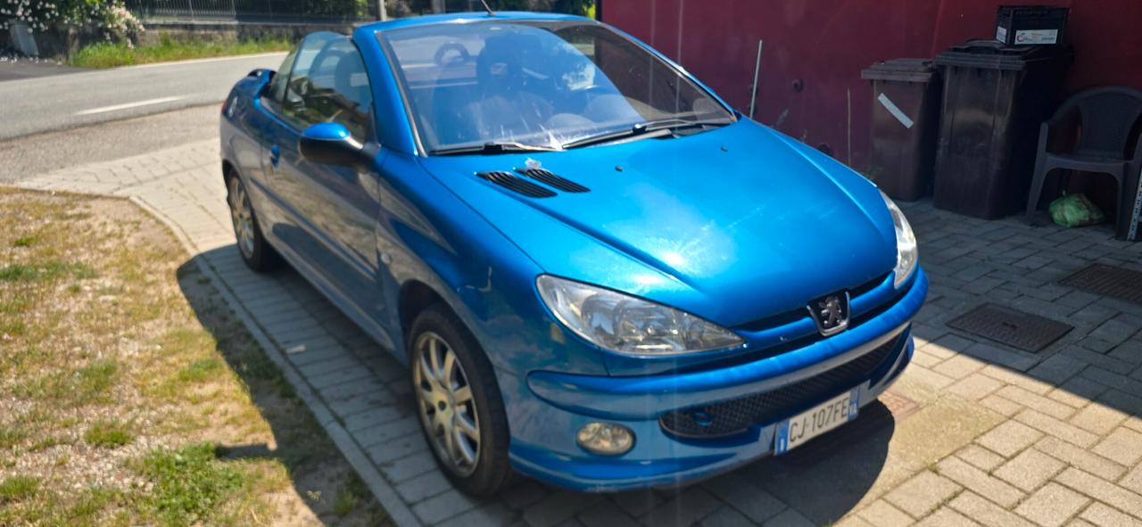 Peugeot 206 1.6 16V cabriolet benzina